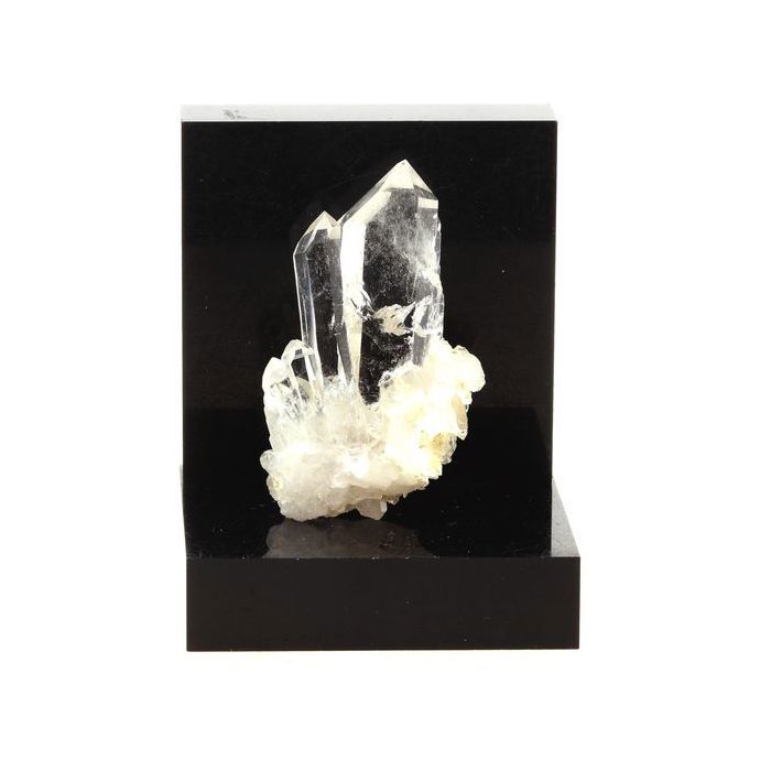 Pierres et Minéraux. Quartz + Pyrite. 50.40 ct. Plan-du-Lac, St. Christophe-en-Oisans, Isère, France.