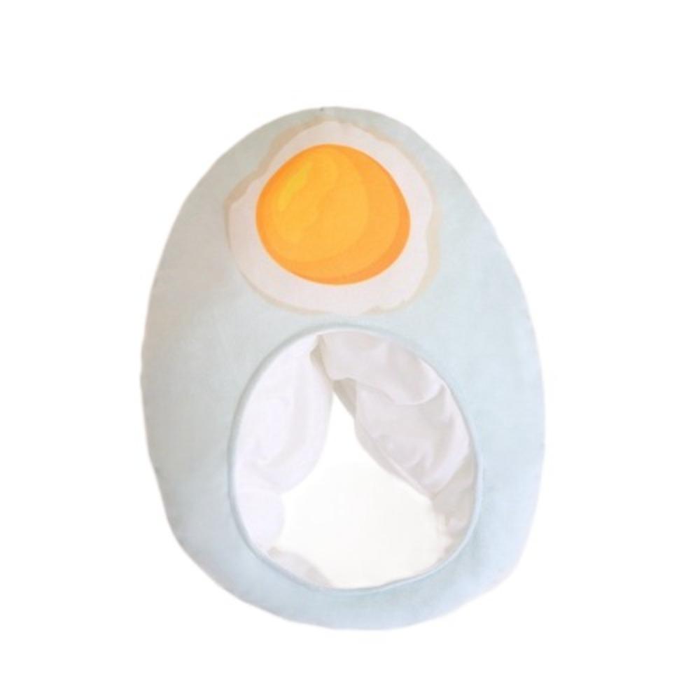 Plush Duck Egg Head Cover Unique Cartoon Head Cover Novelty Plush Head Cover  Photo Prop