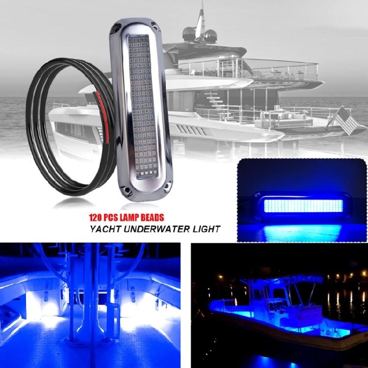 LED Marine Boat Courtesy Light 10-30V 120LED Waterproof Boat Transom Light Lamp