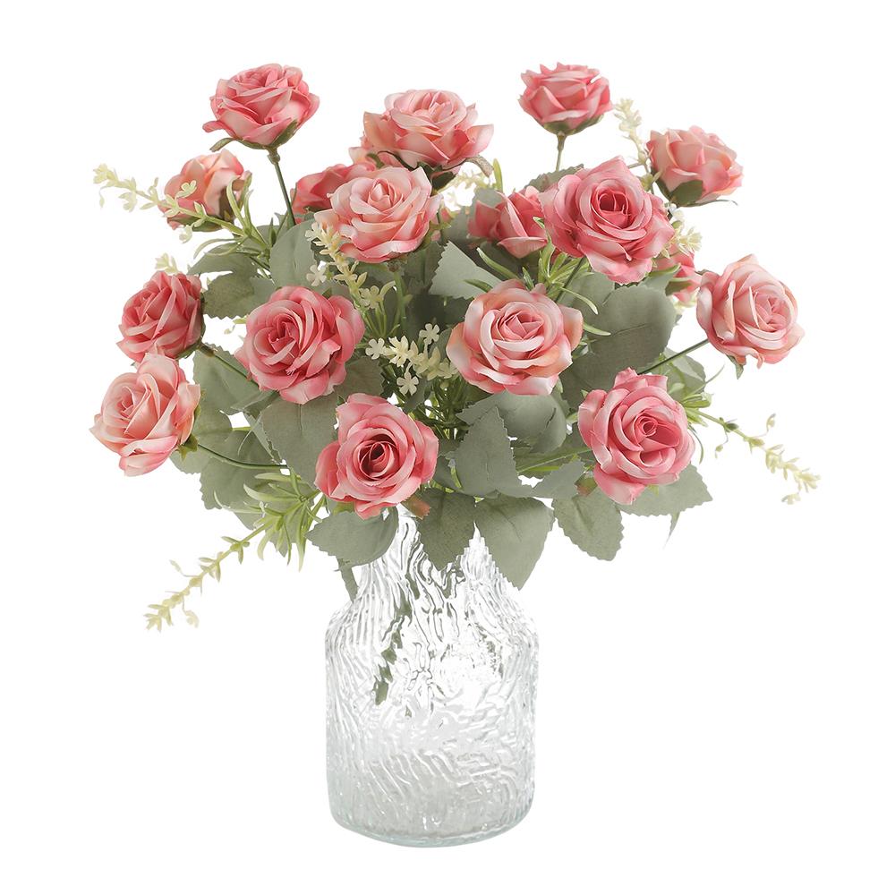 

1/3Pcs Rose Artificial Flowers Bouquet 30CM 7Heads Fake Flowers for Home Decor Garden Wedding Decoration DIY Flower Arrangement 1PCS красный