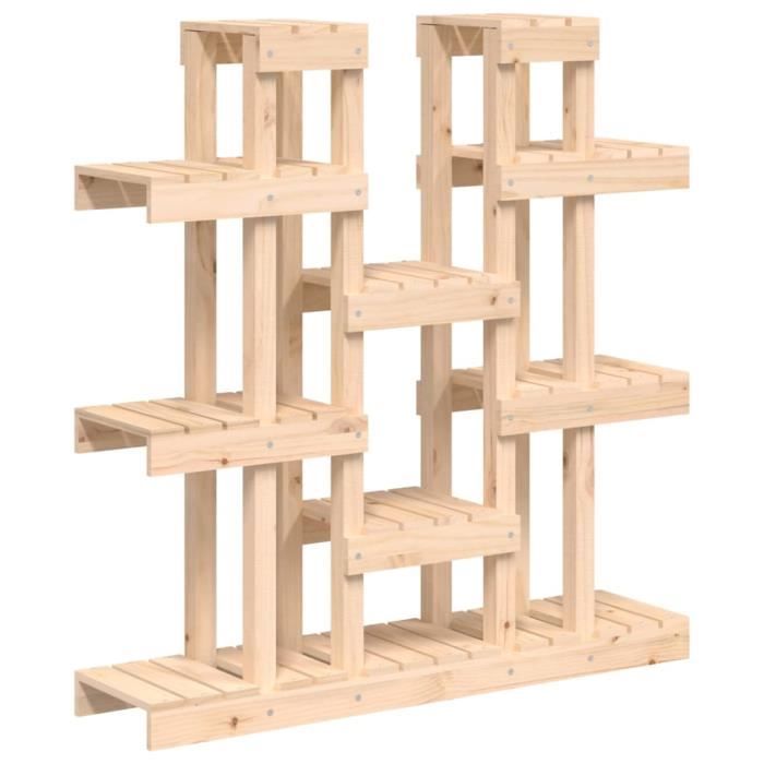 VidaXL Plant Stand 104.5x25x109.5 Cm Solid Pine Wood 822092