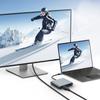 Hub Adapter 4In1 Usb-C Usb-A 2X Hdmi 4K 60Hz - Gray