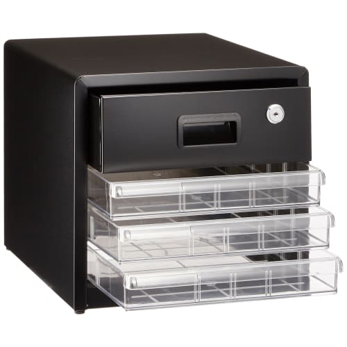 Nakabayashi Avante V2 Letter Case with Key A4 AL-R4 Black