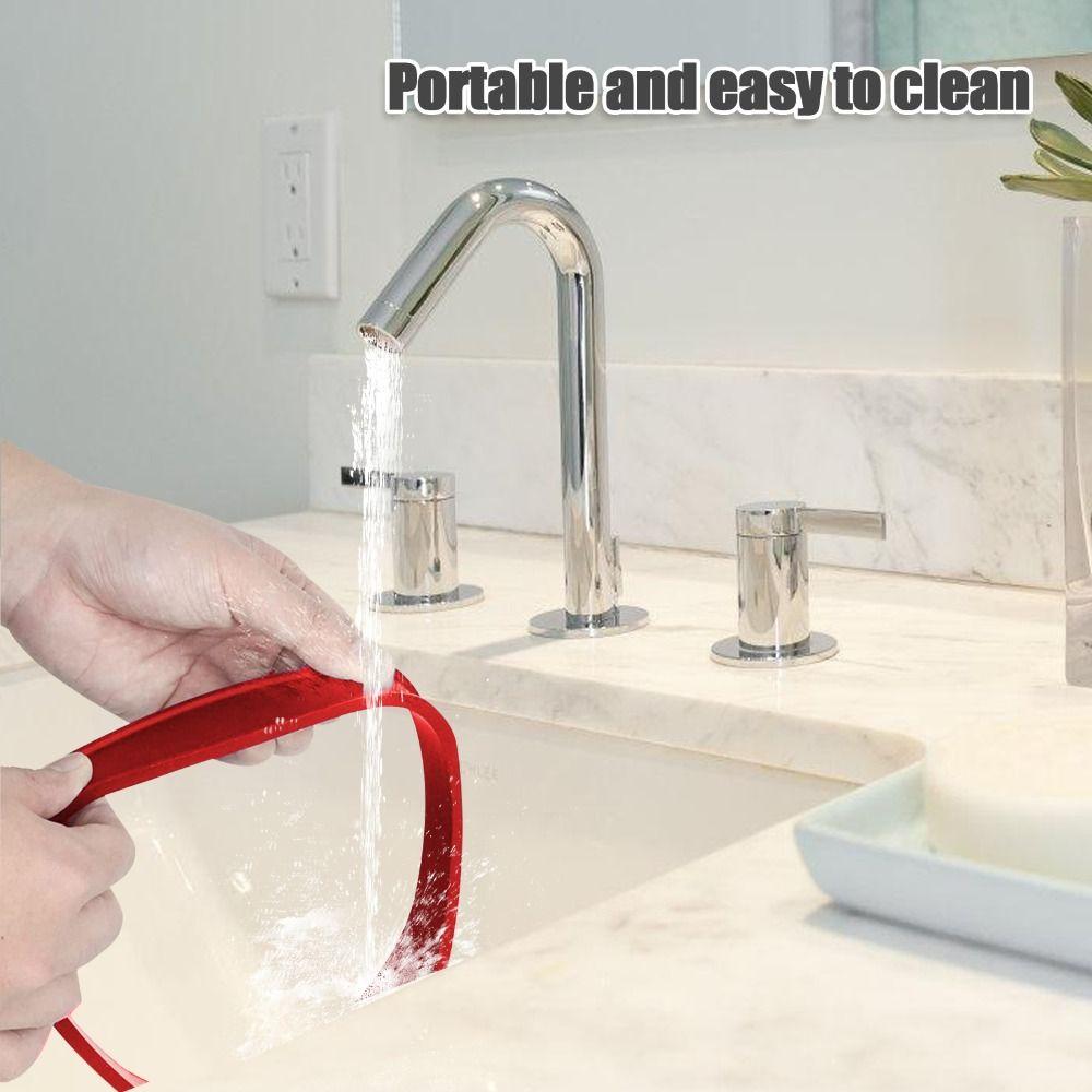 

Silicone Curved DIY Hair Styling Hair Trimming Guide Home Hair Trimming Neckline Shaving Template красный