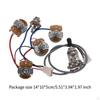 Guitar Pre-wired Wiring Harness Assembly Parts Portable Easy To Install Sturdy Three-speed