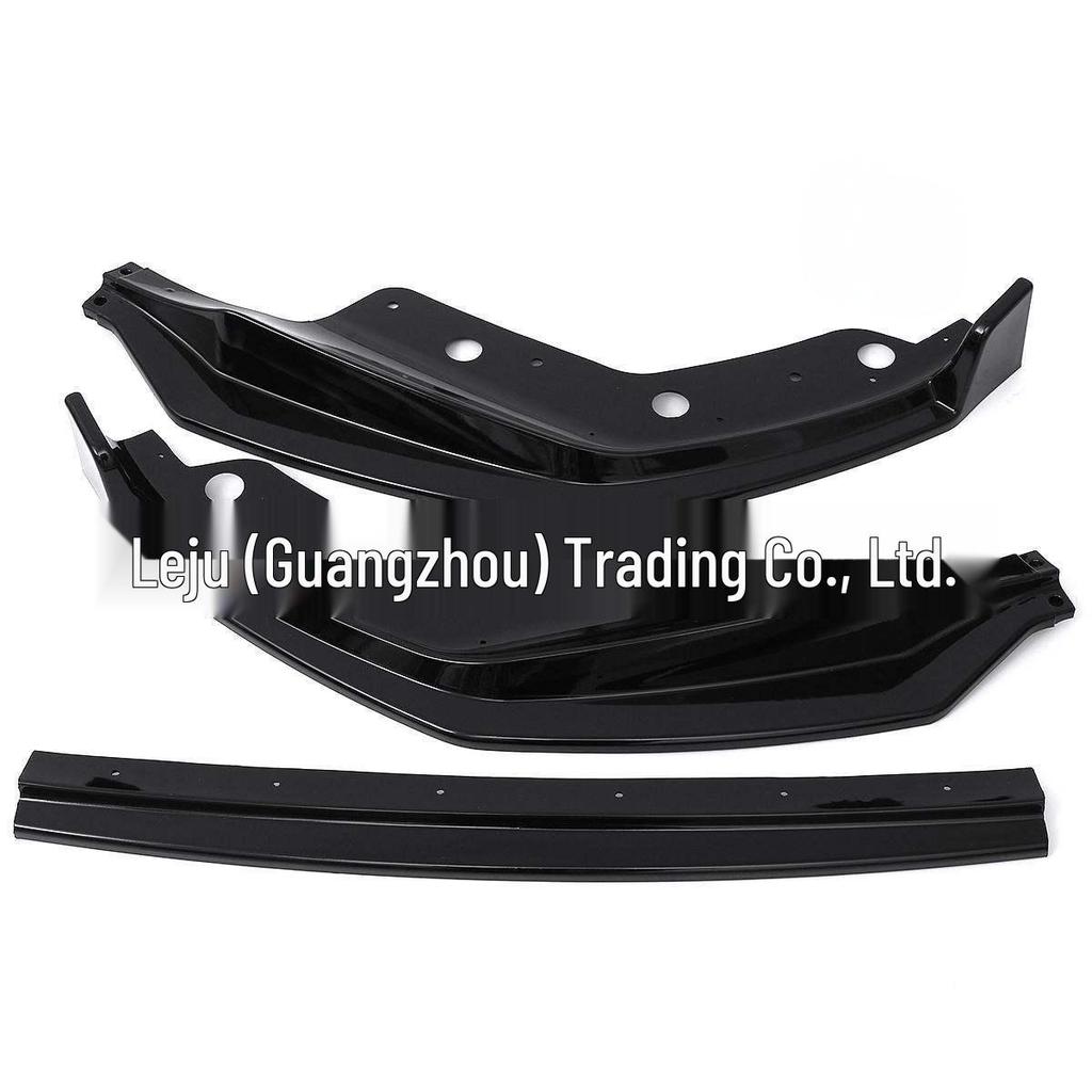 Front Lip Corner Splitter for 19-21 BMW 3 Series G20, Gloss Black Decorative Trim