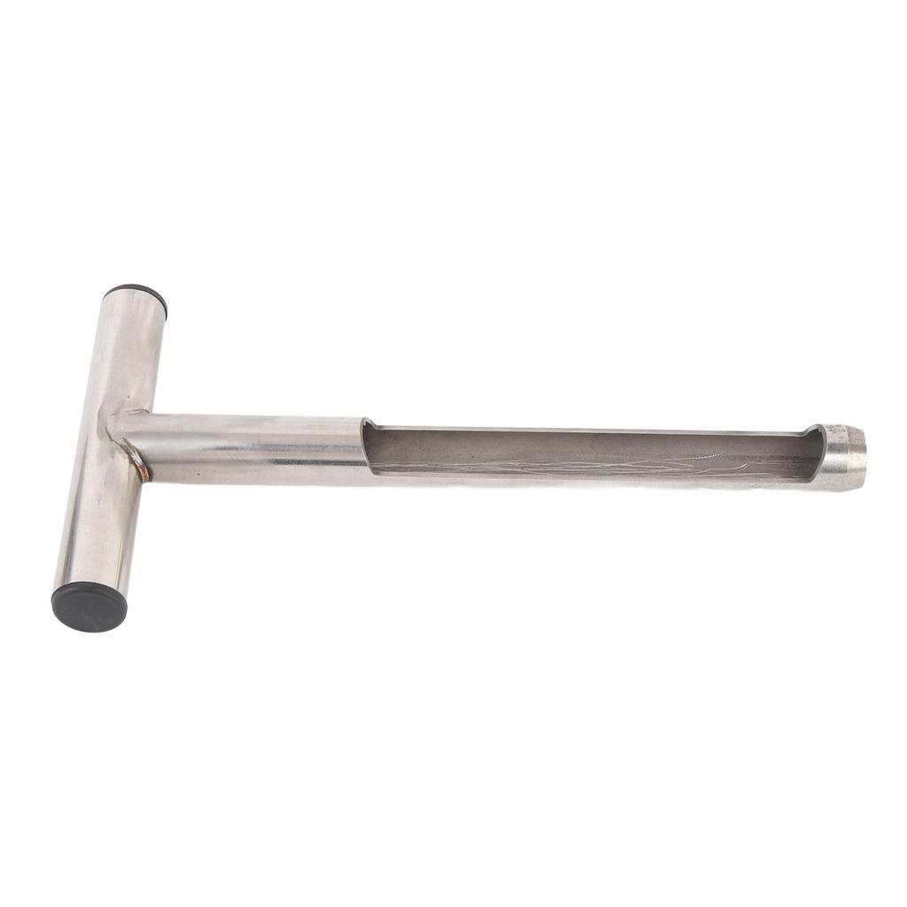 Soil Sampler Probe with T Handle Stainless Steel Soil Probe Rod Soil Test Set with 2 Sample Bags for Plant Care Garden Farm