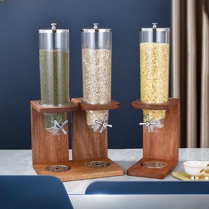 

Begonia Wood Buffet Cereal Dispenser