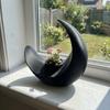 Kreative Moderne Mondförmige Blumentöpfe Dekorativer Kunststoff-Blumenhalter Minimalistische 3D-Gedruckte Mond-Vasen Tischdekoration