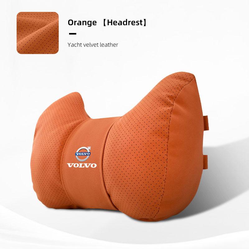 Soft Breathable U-shaped Car Seat Headrest Lumbar Support For Volvo XC90 V90 V60 XC60 V40 EC40 EX40 S80 S60 S90 C40 XC40 V70 C30