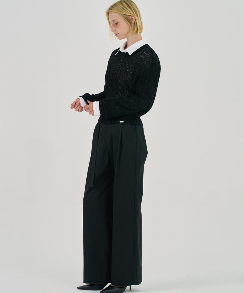 RAVEROUS Hazzi Cotton Knit Black
