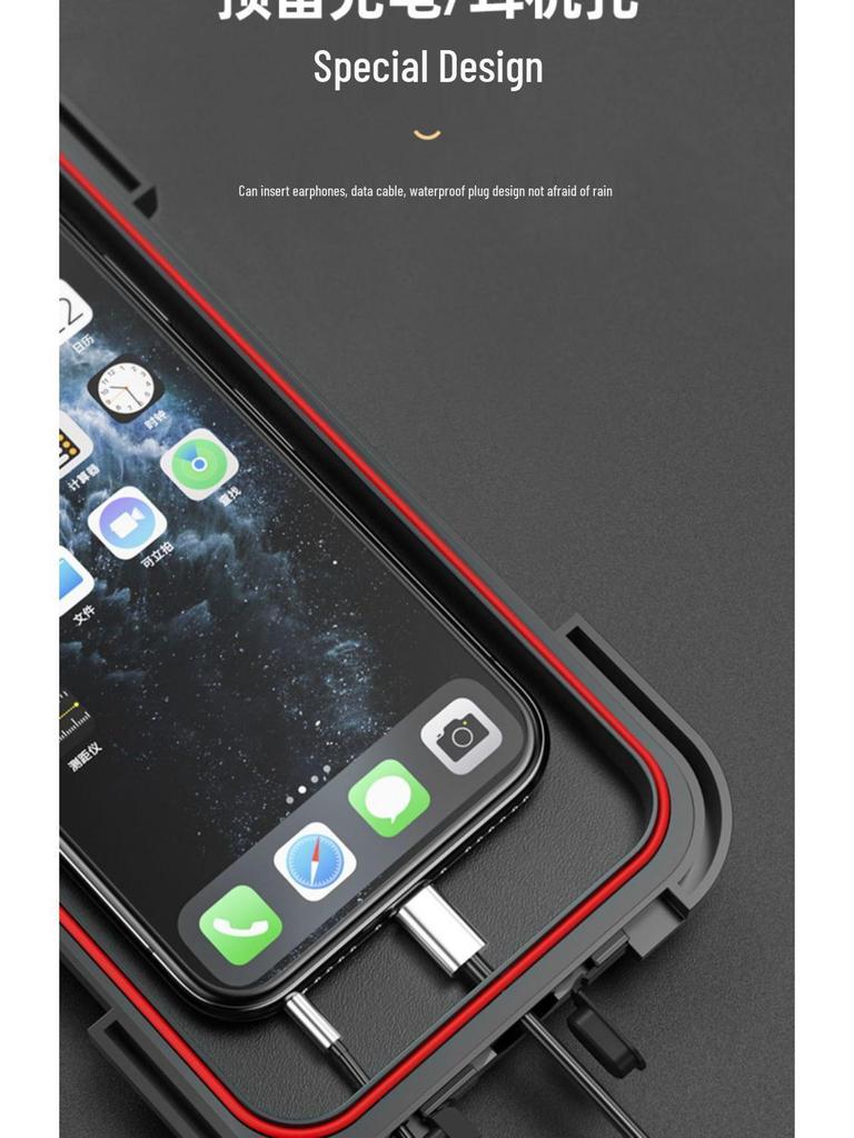Waterproof Multifunctional Phone Holder for Cars, Motorcycles, and Bicycles