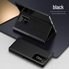 Housse à rabat en cuir Samsung Z Fold 8 avec emplacement pour carte et fenêtre