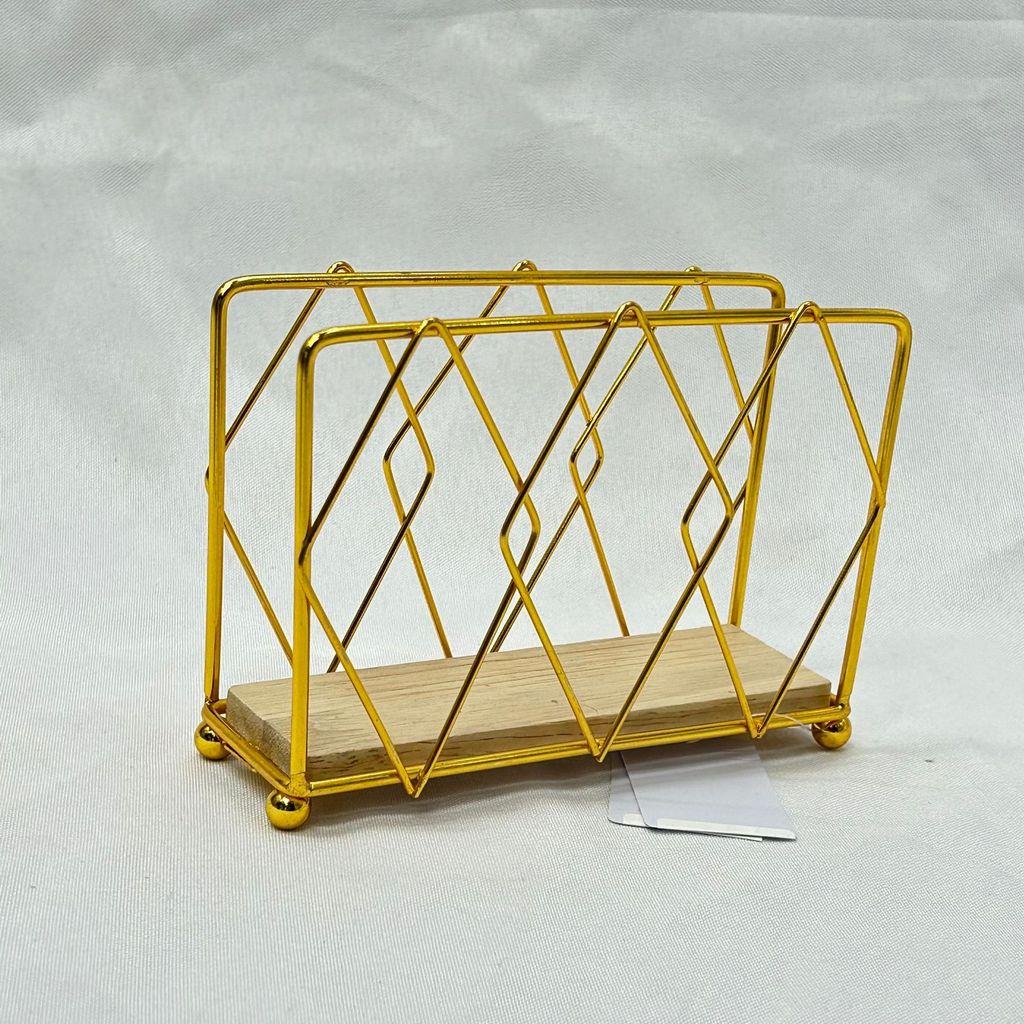 Iron Napkin Holder With Spray Finish For Restaurant And Hotel Table Decor