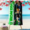 Eddsworld Theme Design 2D Flat Print Beach Towel, Large Soft Quick Dry Towel for Beach Camping SwimmingXSTJ0915135