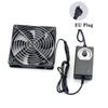 Server PC Cooling Fan 120mm 3000RPM with Controller, 12V/220V Dual Voltage for BTC Mining Workstation Chassis Radiator