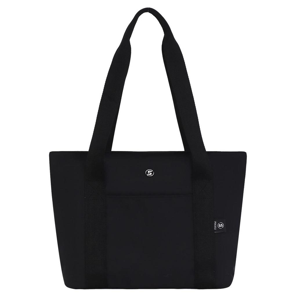 Morandi Series Versatile Shoulder Tote: Classic, Portable Crossbody Bag for Students & Women, Fits Luggage Handle