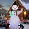 Inflatable Toy Penguins Gift Snowman Christmas Inflatable Model Luminous Inflatable Model Christmas Atmosphere Decoration Model