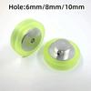 200mm Diameter Encoder Meter Wheel 6/8/10mm Hole Diameter Length Counter Wheel  For Rotary Encoder