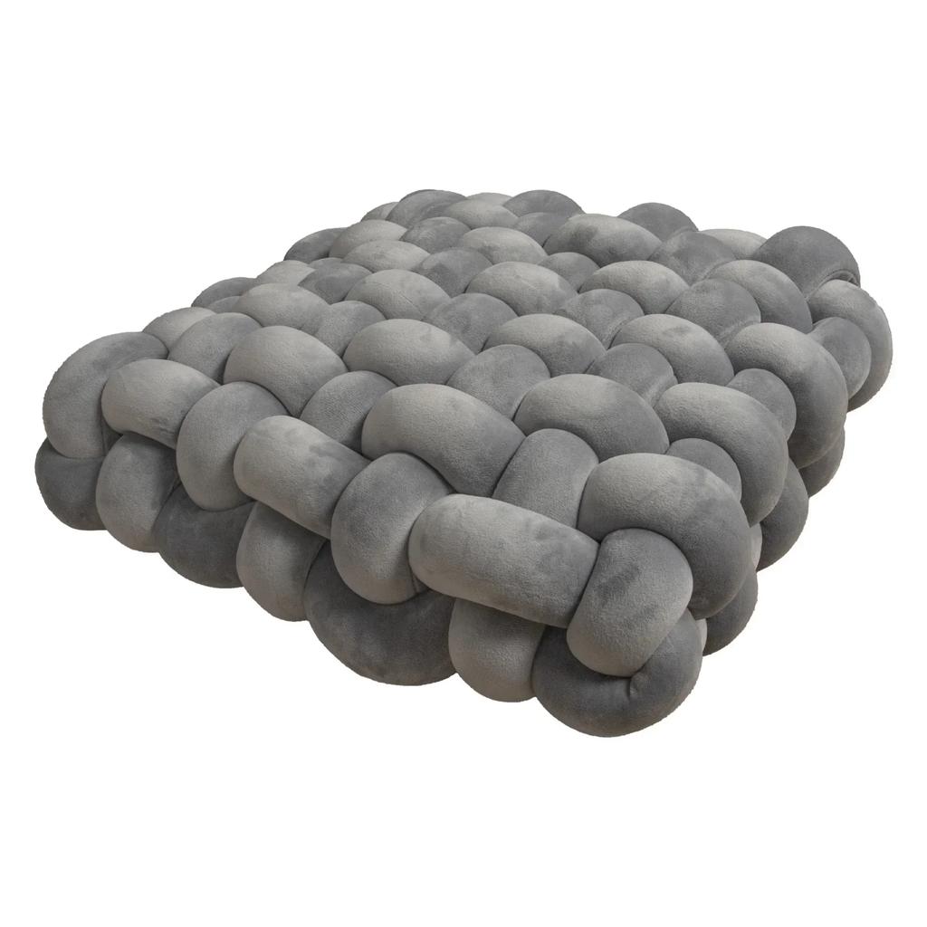 Knotted Square Cushion Nordic Aesthetic Stuffed Pillow Office Chair Decorative Plush Pillow Sleeping Back Knot Hand-made Cushion