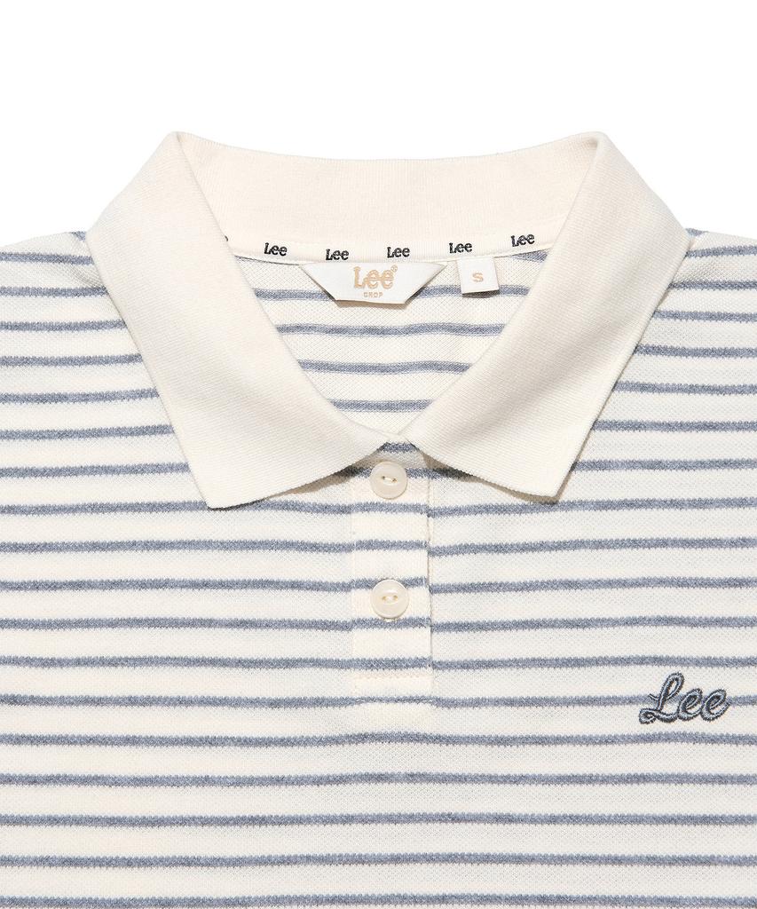 LEE Women'S Pique Collar T-Shirt Ivory
