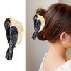 Oversized Hair Clip With Cartoon Bird Designs Acetate Secure Grip For Updos Parties Casual Wear Hair Accessories