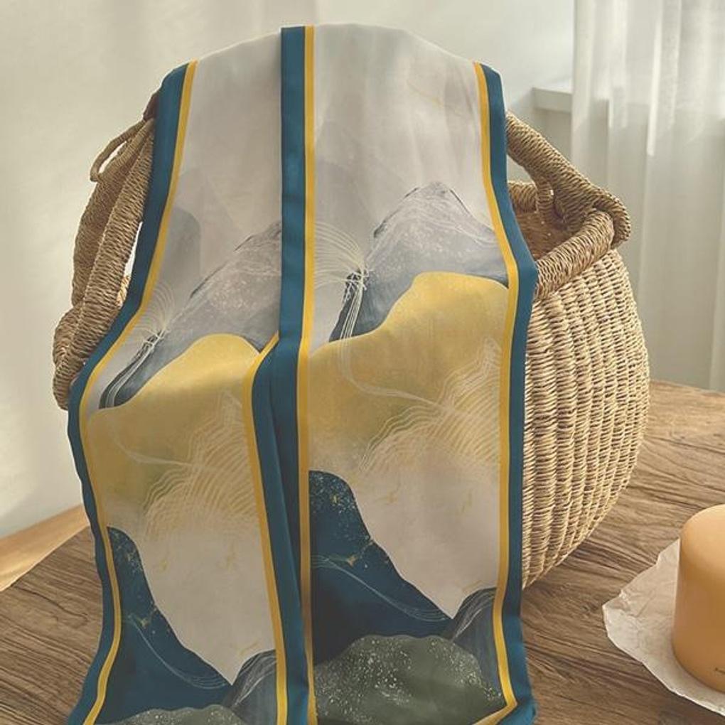 Women's Daily Autumn Riley Silk Scarf 2P