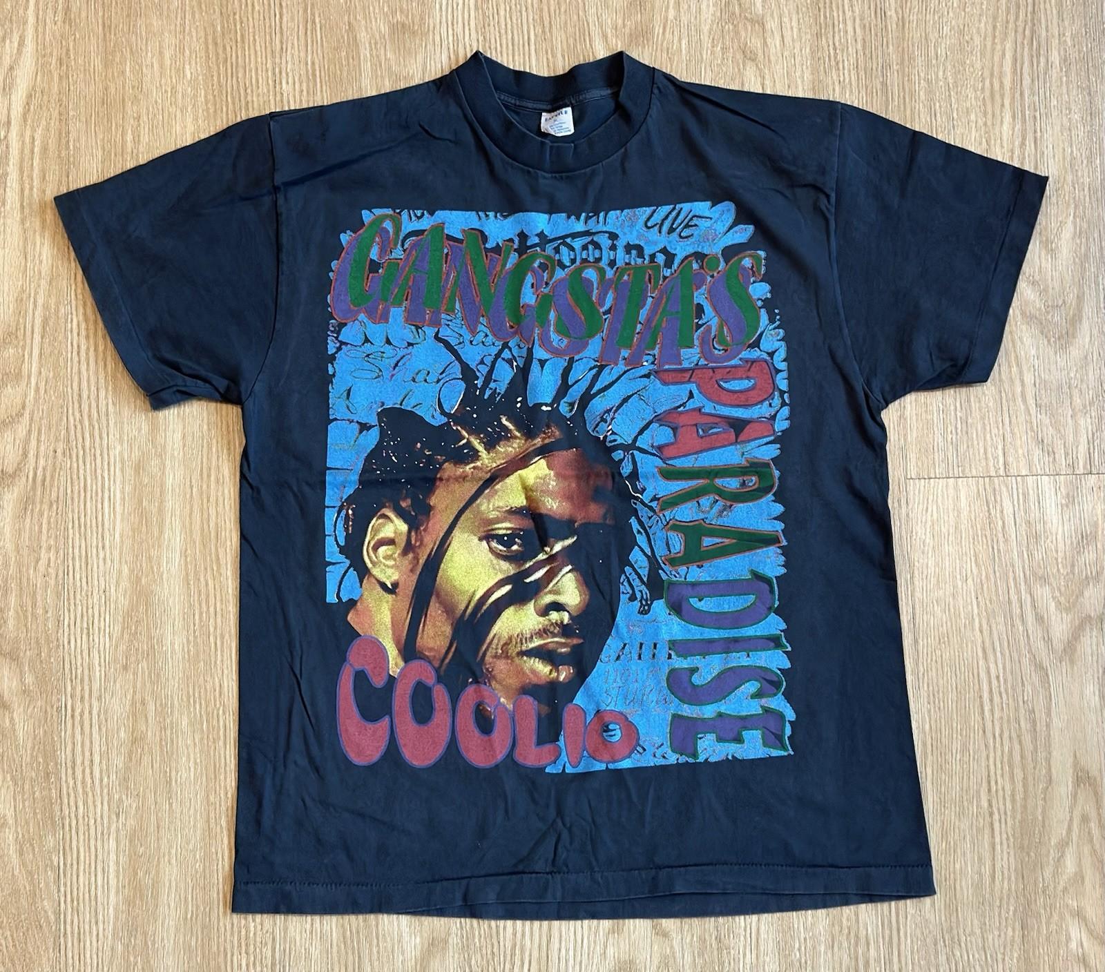COOLIO vintage 1995 GANGSTA’S PARADISE t shirt Unisex T-Shirt M