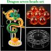 Shenron Figure Dragon Set -Shenlong Dragon Statue+3.6cm Crystal Ball+Acrylic Base,Perfect for Display and Collection,Great Gift for Enthusiasts