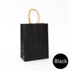 StoBag, Colorful Kraft Paper Gift Bag, Solid Color, for packing Goodies takeaway, birthday, wedding, Eco-Friendly, 12/30pcs