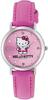Citizen Pink Analog Hello Kitty Watch with Waterproof Leather Made In 0017N003 Q&Q Women's Strap, Japan,