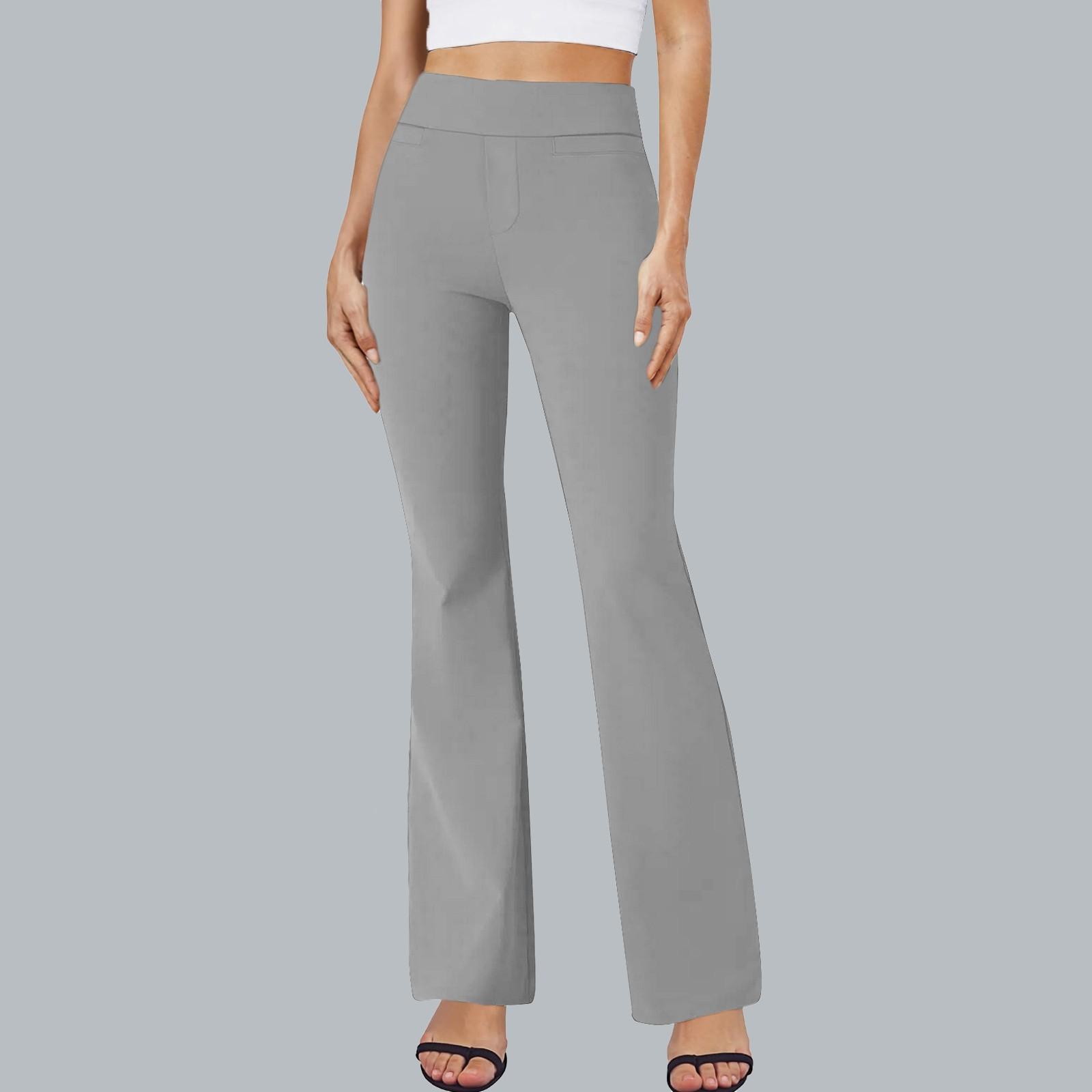 

Женские брюки летние повседневные расклешенные рабочие брюки с высокой талией и карманами повседневные брюки