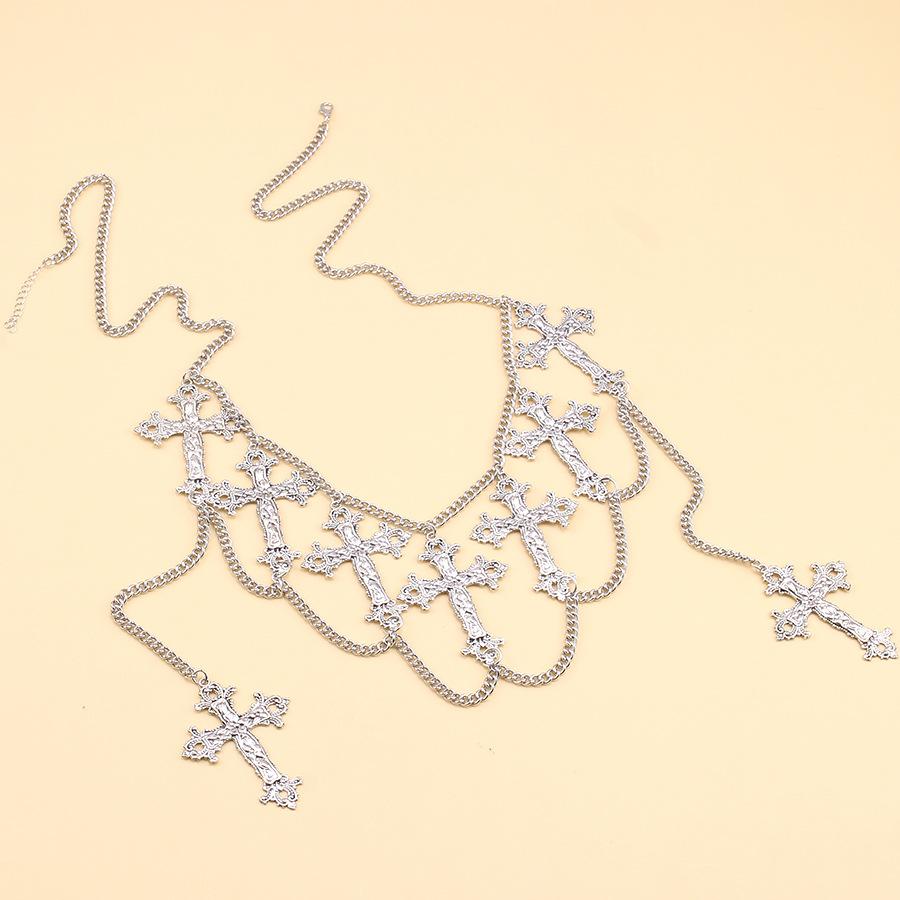 Cross Waist Chain Waist Jewelry High-Grade Waist Jewelry Versatile Temperament Cool Hot Girl Personality Body Chain