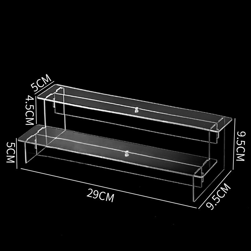 1-5 Tier Clear Acrylic Display Stand for Funko Figures Perfume Organizer Collections Doll Cosmetic Storage Holder Cupcake Stand