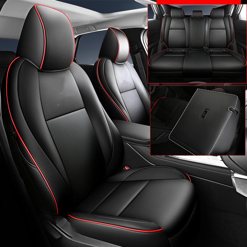 Custom Fit Car Seat Covers For Mazda CX-30 2020-2026 Artificial Leather Car Interior Automotive Waterproof Accessories 1 Sets