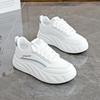 Thick-soled Little White Shoes Female Students Versatile Sports Shoes Lightweight Mesh Breathable Casual Shoes