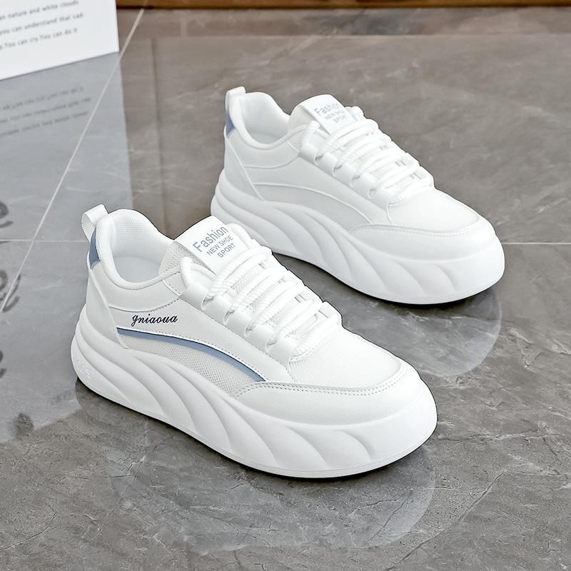 Thick-soled Little White Shoes Female Students Versatile Sports Shoes Lightweight Mesh Breathable Casual Shoes