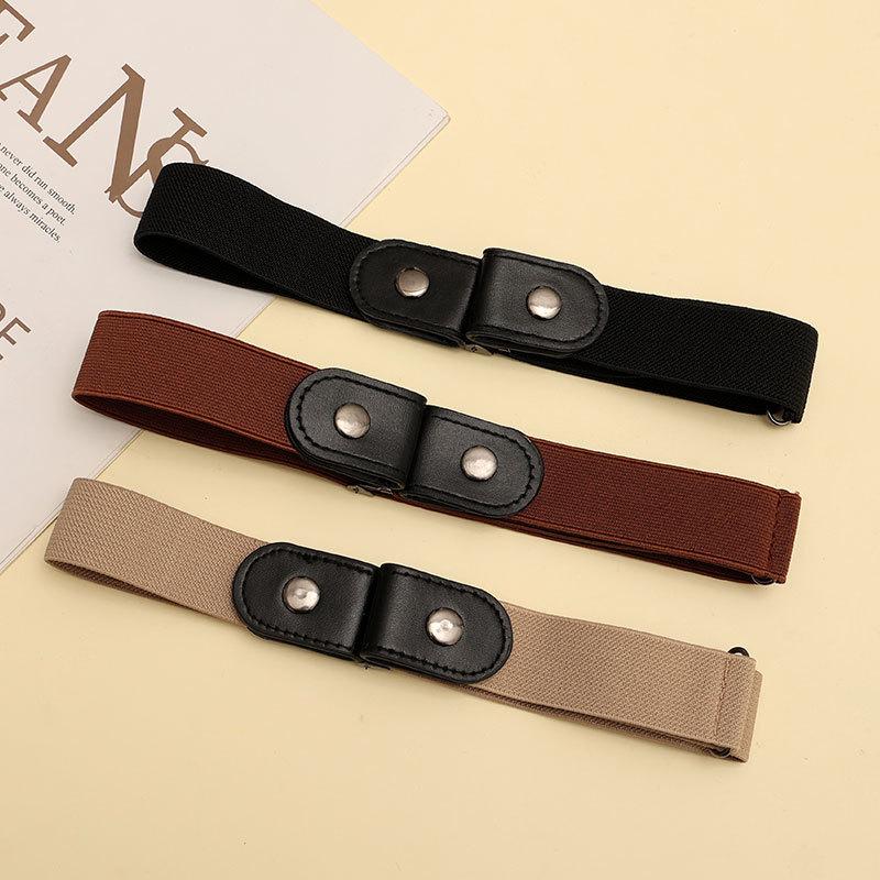 Invisible and Traceless Lazy Belt for Women's Elastic Elastic Trousers Belt for Jeans Pants Large Change Small Waist-retracting Artifact Belt