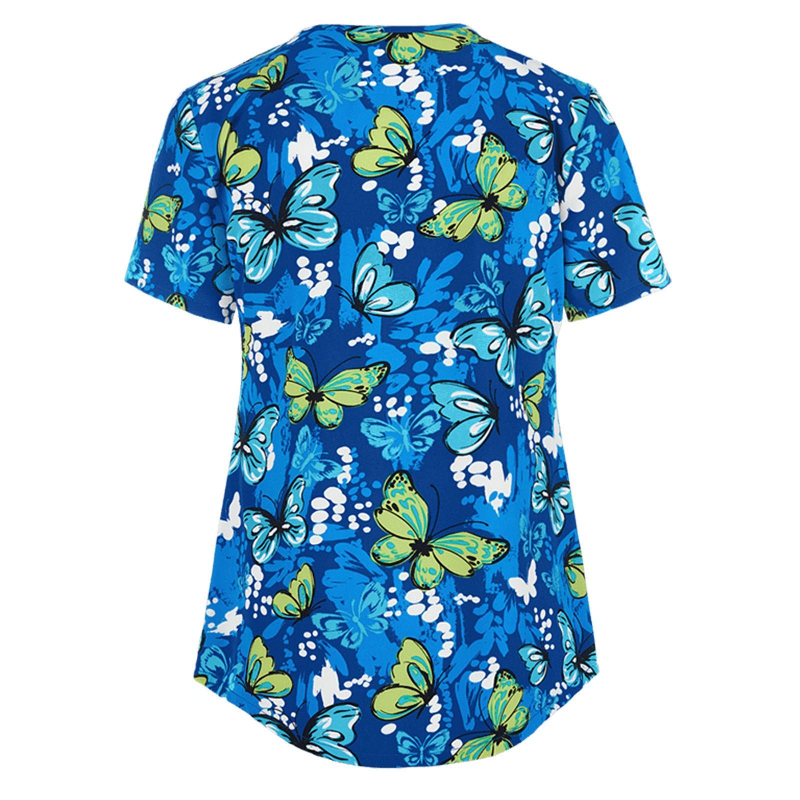 Женский модный новый костюм с v-образным вырезом и принтом — фото 4