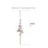 Car Hanging Decoration Jellyfish Wind Chime Cherry Blossoms Flower Pendant Phone Chain