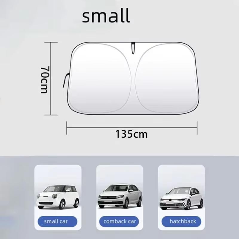 Car Windshield Sun Visor, Front Sun Visor, Windshield Sun Visor, Folding, Automatic UV Protection, Sun Visor, Car Accessories