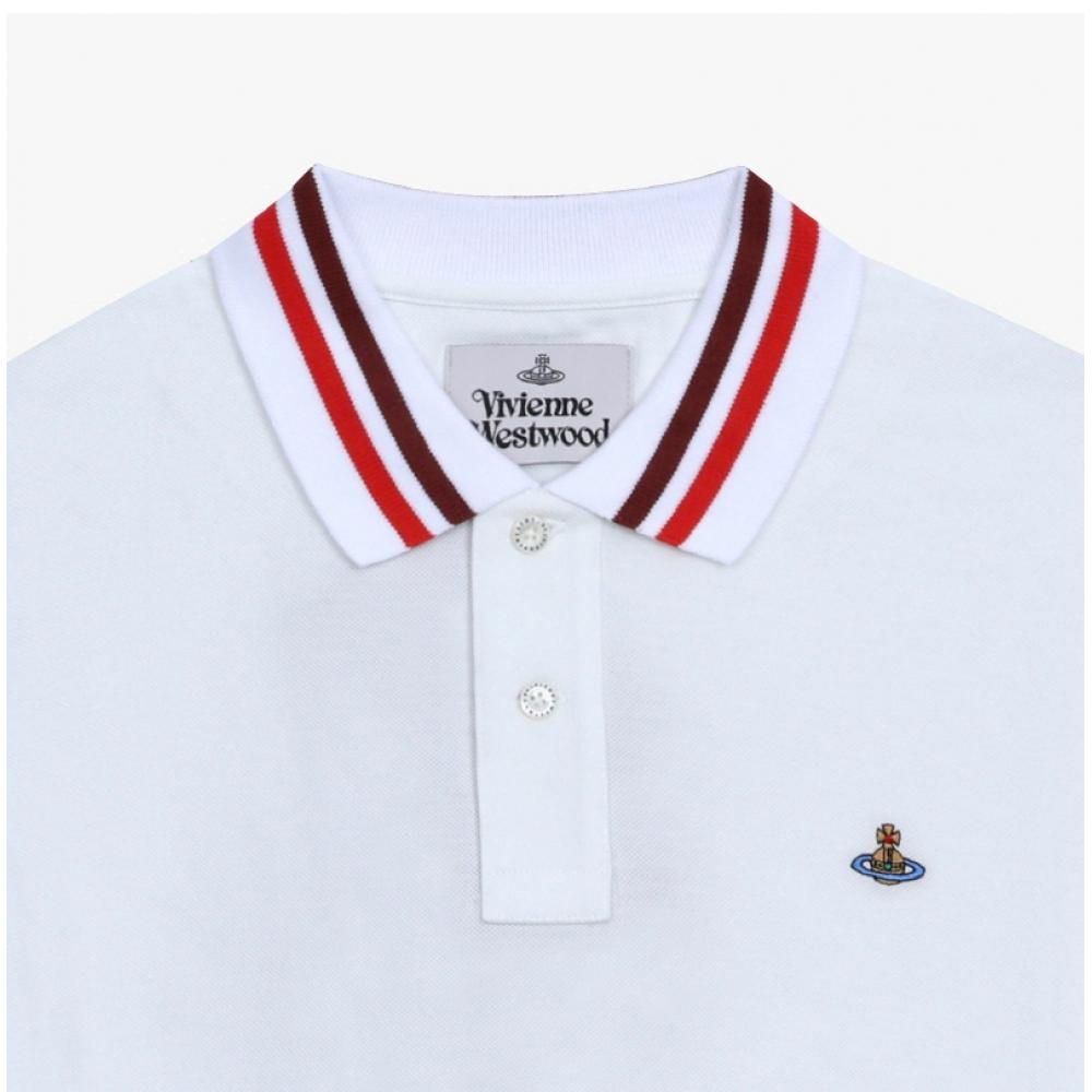 Vivienne WesTwood Orb Logo Classic Polo Men Long Sleeve T shirT 2h01000h J0009 A401