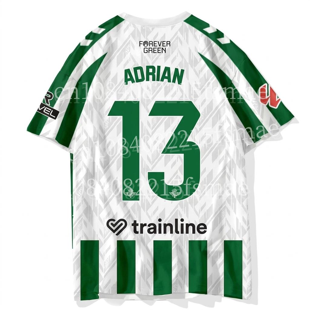 MDHAO xin nan zhuang  3D txu 2026 Heren Groen Wit Gestreept Voetbalshirt Korte Mouw Sneldrogend Voetbalshirt Ademend Sport T-shirt Team Training Uniform 5XL