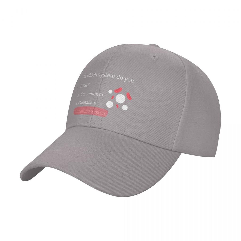 Multiple choice. In which system do you trust? Immune System Baseball Cap Christmas Hat hats for men Men's Baseball Women's