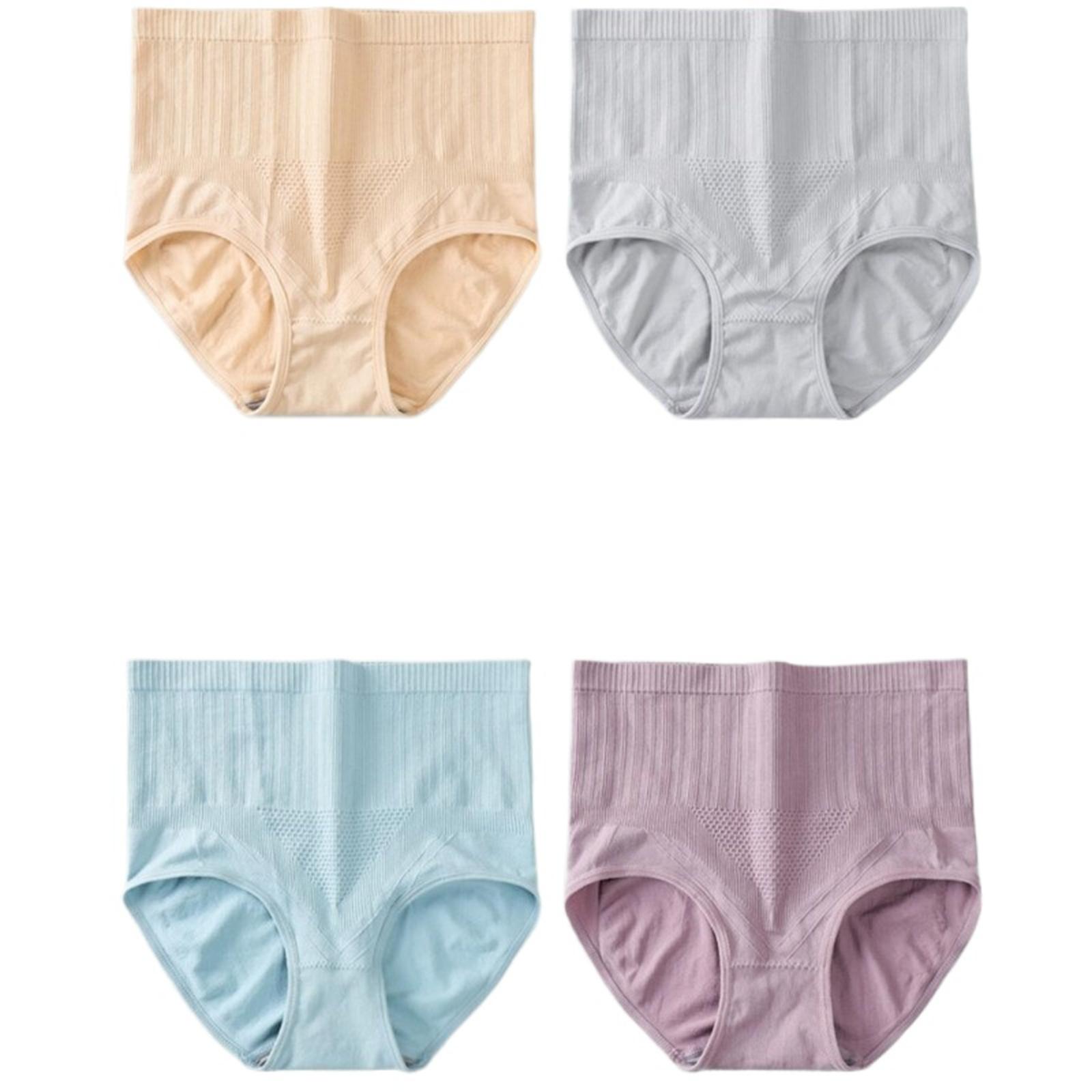 

4 Pack Women s Shapewear Shorts High Waist Tummy Control Body Shaper Seamless Butt Lifter Breathable Fabric Beige Gray Blue Purple S