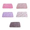 Household Winter Pet Soft Blanket Living Room Portable Folding Cartoon Style Coral Velvet Mat Sofa Couch Sleeping Pad