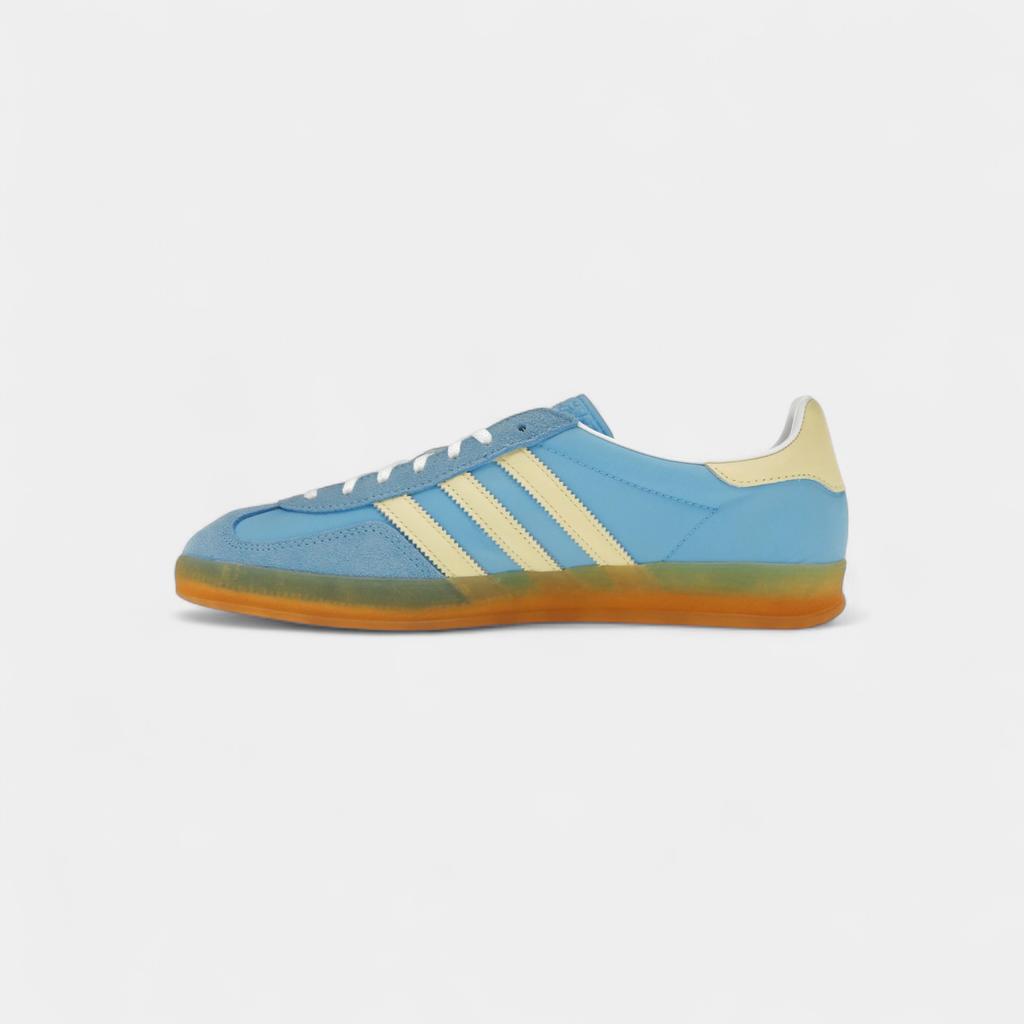 Adidas Gazelle Indoor Semi Blue Burst Almost Yellow (Women's)