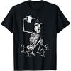 Halloween Skeleton Plant Watering Fun Costume Women Men Girls T-Shirt
