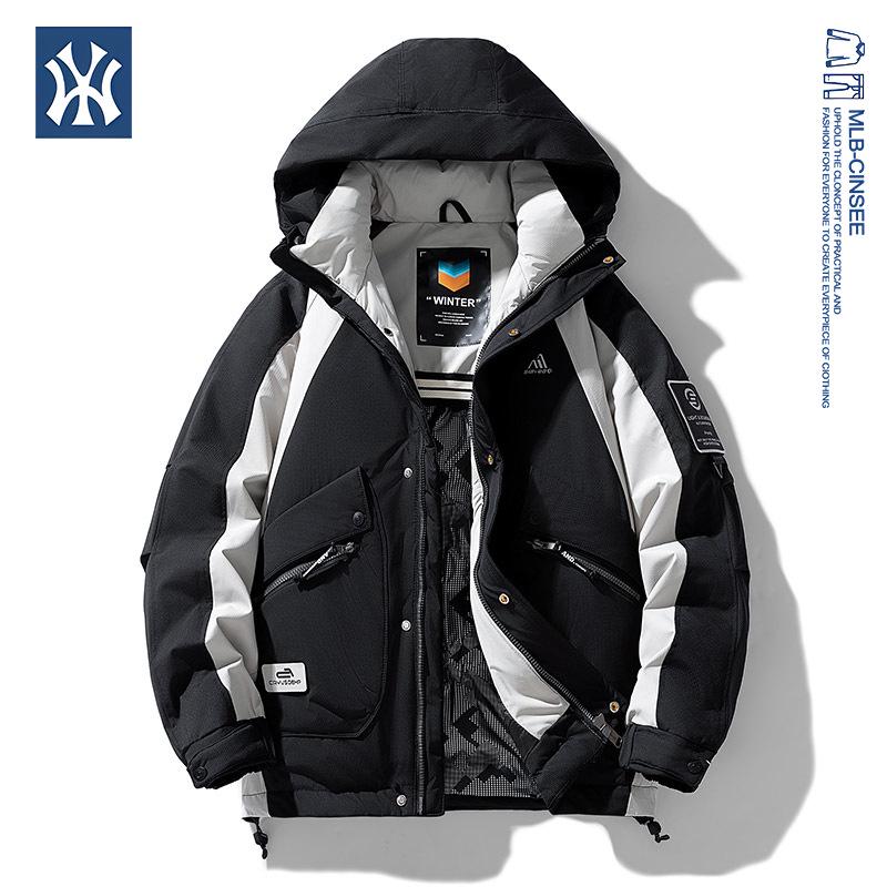 MLB & NY Co-Branded 2025 Men's Winter Mountain Series Windproof Down Workwear Jacket