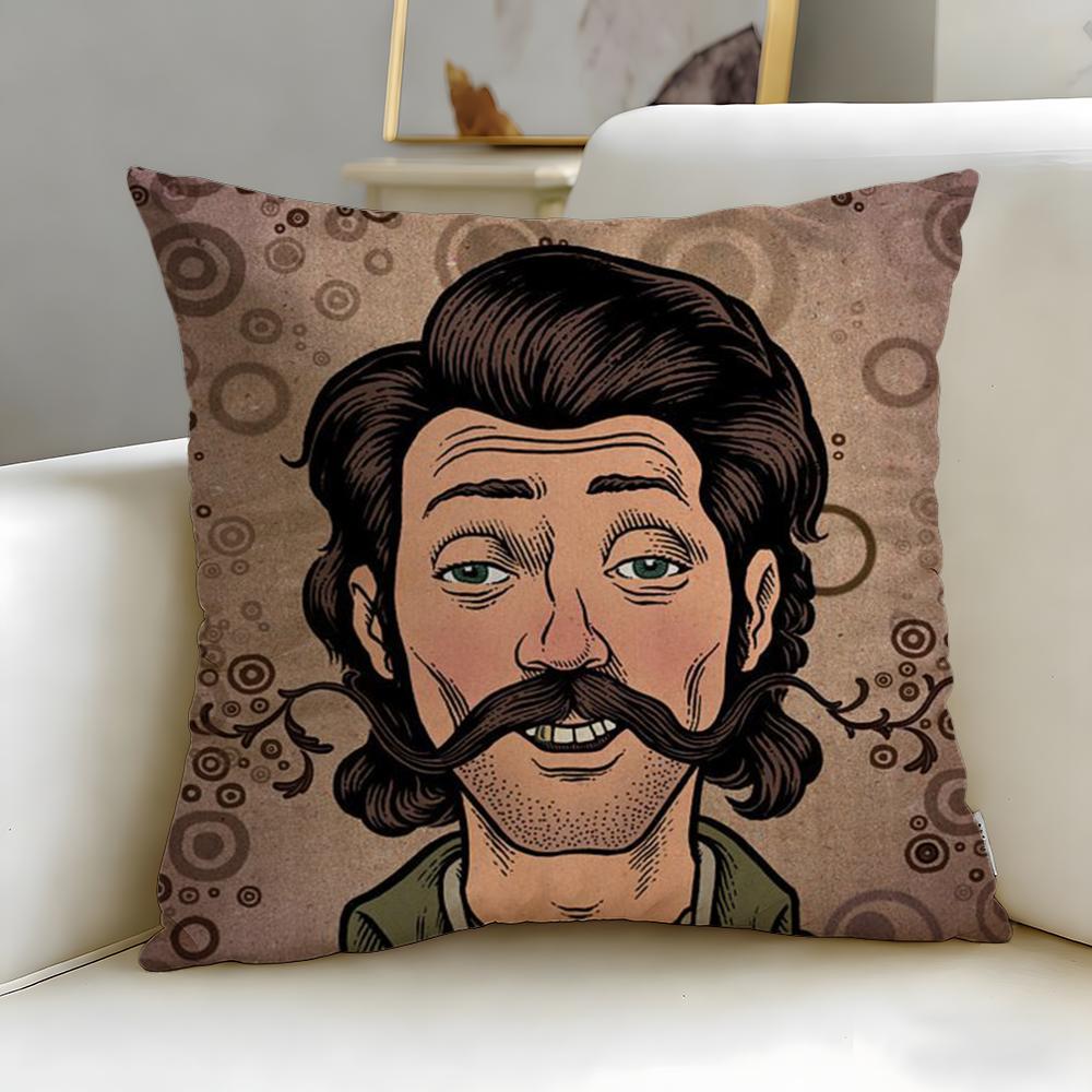 Hot Jjohn Mistying Cushion Cover Soft EasyWash Pillow Case Versatile for Couch Bed Travel and Office